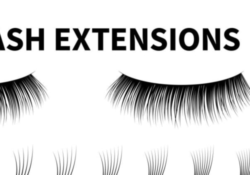What are the three types of eyelash extensions?